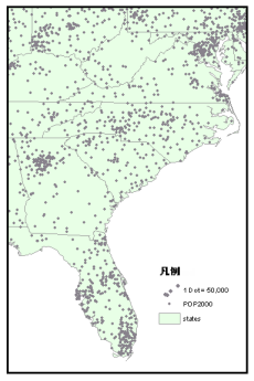 ドット密度レイヤーの使用 ヘルプ Arcgis For Desktop