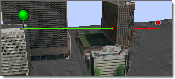 見通し線 Line Of Sight ヘルプ Arcgis For Desktop