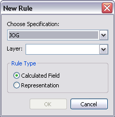 New Rule dialog box