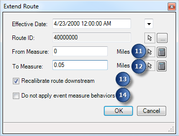 Extend Route changing orientation