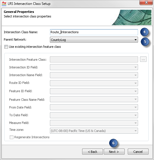 General Properties dialog box