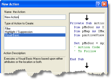 [Visual Basic] アクションを選択します