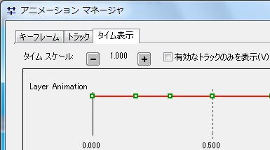 手動でフレームをプレビューするかアニメーションを再生する