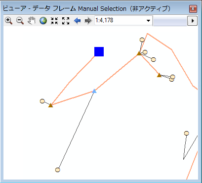 [レイアウトのコピー]- Manual Selection での始点