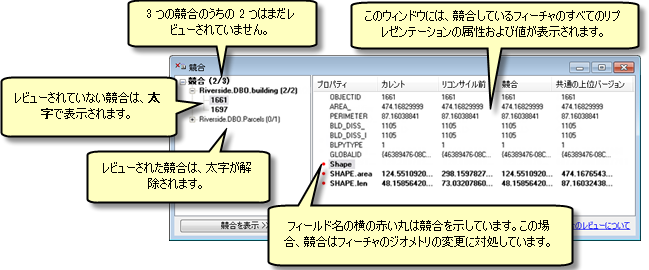 [競合] ダイアログ ボックスの使用