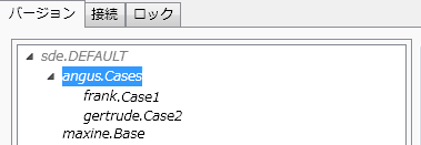 ツリー ビューに示されているすべてのバージョン