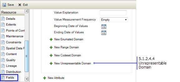 Resource Fields page: Unrepresentable Domain