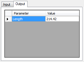 Example of output from the Polyline (Simple) function