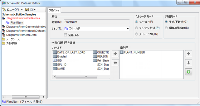 ダイアグラム テンプレートの新しい属性 - 作成された状態