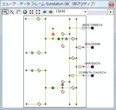 開かれた Substation 08 ダイアグラム