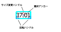 アノテーションのサイズ変更