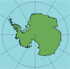 ランベルト正積方位図法の説明図