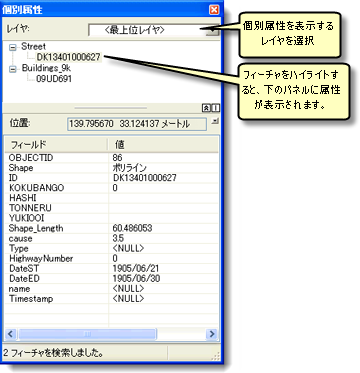 [個別属性] ウィンドウ