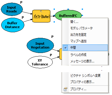 中間データの管理