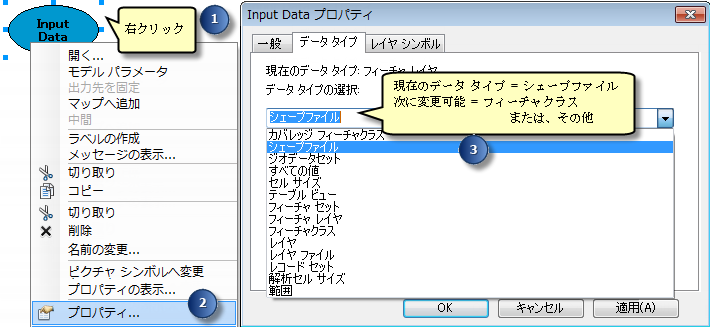 変数のデータ タイプの変更