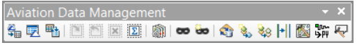 Aviation Data Management toolbar