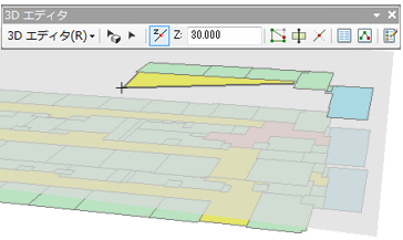 ArcScene の 現在の Z コントロール ArcScene の 現在の Z コントロール