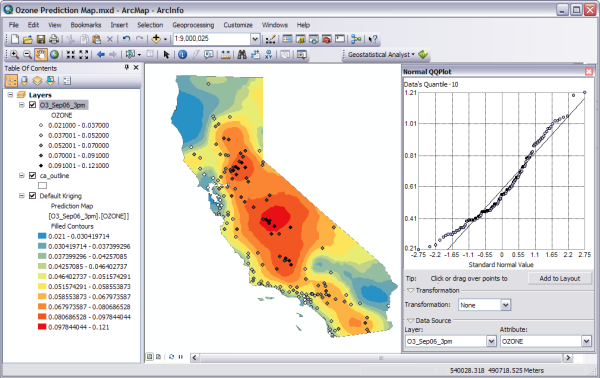 Normal QQPlot map Normal QQPlot map