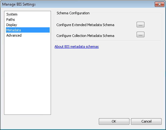 Metadata pane Metadata pane