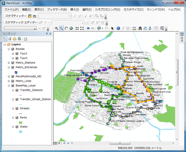 ParisTours マップ ParisTours マップ