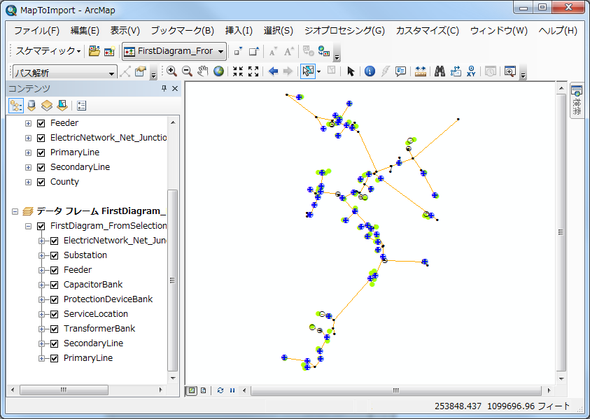 最初に生成されたダイアグラム 最初に生成されたダイアグラム