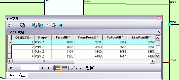 [LinePoints] テーブル