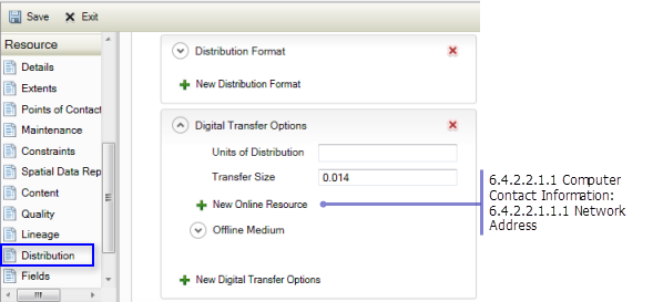 Resource Distribution page: Computer Contact Information