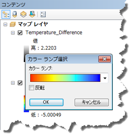 レイヤー シンボルの変更