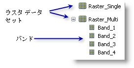 ラスター データセットの例