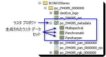 ラスター プロダクトの例