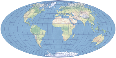 ハンメル図法 Arcmap ドキュメント