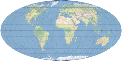 モルワイデ図法 Arcmap ドキュメント