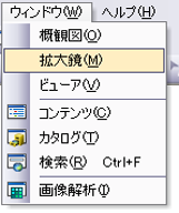 ArcMap で [拡大鏡] ウィンドウを開く