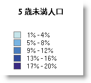 指定間隔凡例