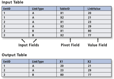[ピボット テーブル (Pivot Table)] の図