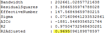 GWR message output