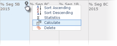 Calculating the values for a new field