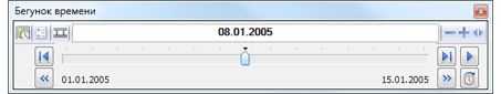 Окно Ползунок времени (Time Slider)