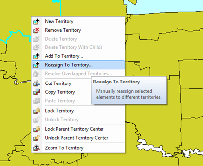 Territory Design map