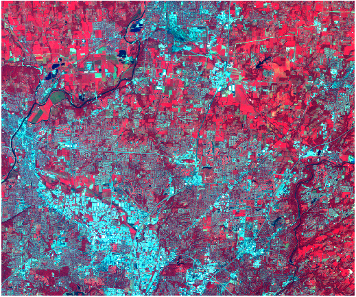 Входной снимок Landsat TM