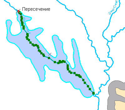 Создание линии для разрезания полигона.