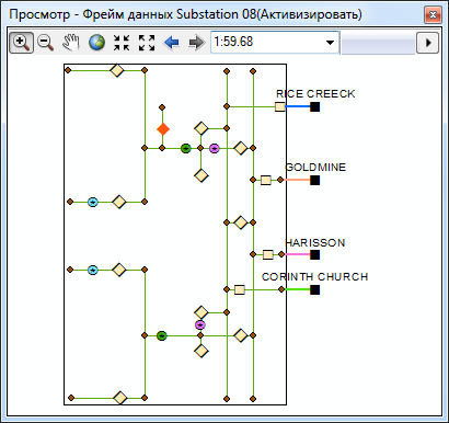 Схема Substation 08 открыта