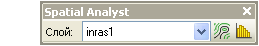 панель инструментов Spatial Analyst