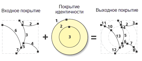 Иллюстрация линий идентичности