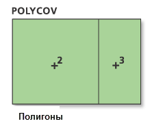 Инструмент Регион в полигональное покрытие. Пример 2