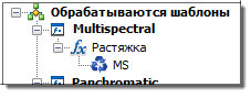 Шаблон обработки Мультиспектральный