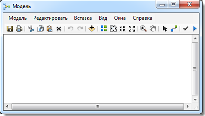 Диалоговое окно Модель