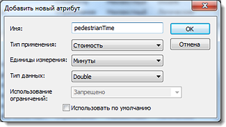 Откроется окончательное диалоговое окно Добавить новый атрибут