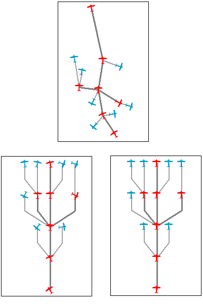 Повернуть узлы вдоль связей — параметр Применено автоматически (Automatically applied)