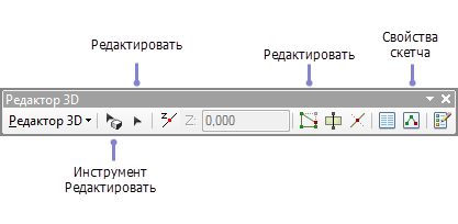 Команды на панели Редактор 3D, используемые при редактировании вершин в ArcScene и ArcGlobe Команды на панели Редактор 3D, используемые при редактировании вершин в ArcScene и ArcGlobe